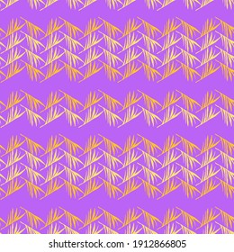 Modern Tropical Vector Seamless Pattern. Fine Summer Textile. Beautiful Male Shirt Female Dress Texture. Banana Leaves Feather Monstera Dandelion Tropical Seamless Pattern. Drawn Floral Background.