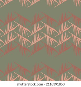 Modern Tropical Vector Seamless Pattern. Banana Leaves Dandelion Monstera Feather Tropical Seamless Pattern. Beautiful Male Shirt Female Dress Texture. Drawn Floral Background. Cool Summer Fabrics.