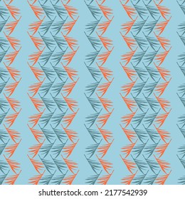 Moderno patrón de infiltración de vectores tropicales. Tejidos de verano finos. Hermosa textura de ropa de mujer con camiseta masculina. Fondo Floral dibujado. Banana Sale De Dandelion Feather Monstera Tropical Seamless Pattern.