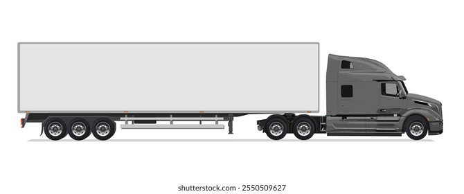 moderne LKW-Seitenansicht Icon Art Design