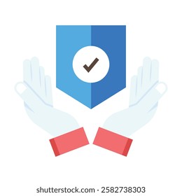 Modern trust icon representing reliability, mentorship confidence, and strong professional relationships.