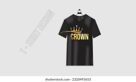 Modern T-shirt design and Black Background with t-shirt vector  mockup template .