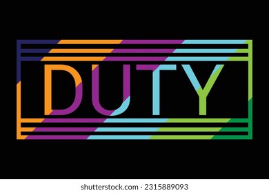
Modern T-shirt design creative text and vector.