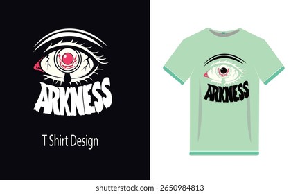 Modern T-shirt design featuring bold typography and minimalist graphics. Ideal for streetwear, custom apparel, and print-on-demand. High-resolution, editable vector for high-quality printing.
