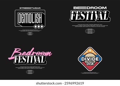 modern tshirt design template assets	