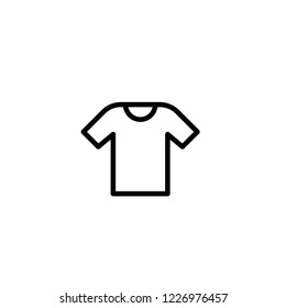 Modern t-shirt icon