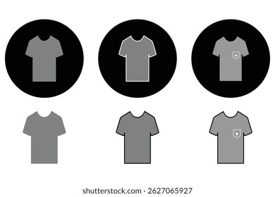 Modern  T-Shirt Icon Design. eps 10.