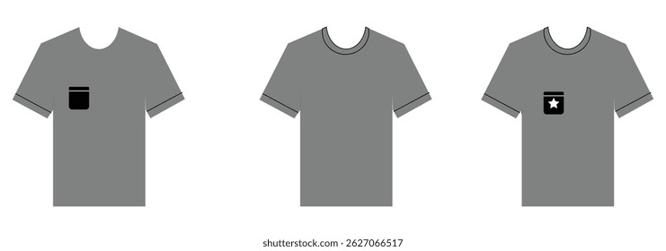 Modern  T-Shirt Icon Design. eps 10.