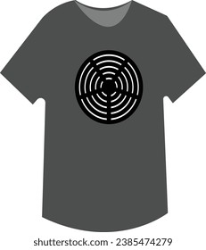 Modern t-shirt vector type icon