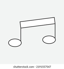 modern tune key art note music sound bass clef vector illustration