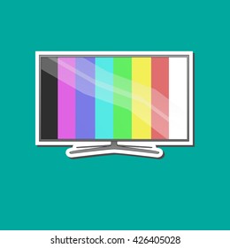 Modern TV background for business