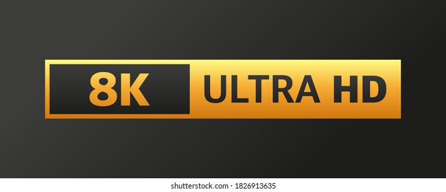 Modern tv full hd 4k, great design for any purposes. Set technology signs. Vector illustration.