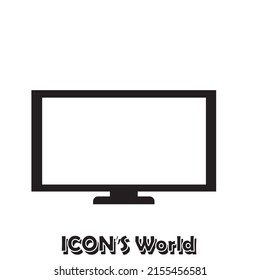 Modern TV icon. Vector Illustration eps10.