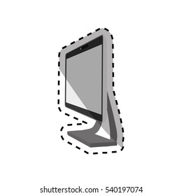 Modern tv technology icon vector illustration graphic design