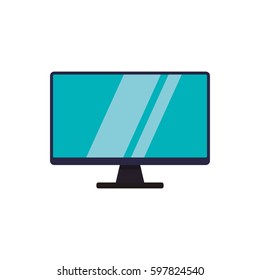 Modern tv technology icon vector illustration graphic design