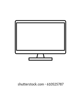 Modern tv technology icon vector illustration graphic design
