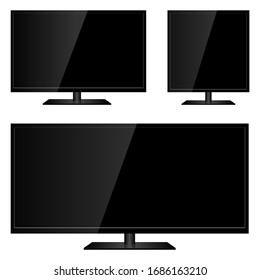 Modern tv vector design illustration isolated on white background