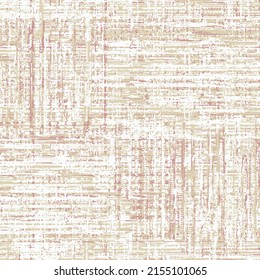 Modern tweed, linen, check seamless imitation pattern design. Creative background with stripes and watercolor effect. Textile print for bed linens, jacket, package, fabric and fashion concepts.