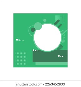 Modern Twibbon Design Template Image