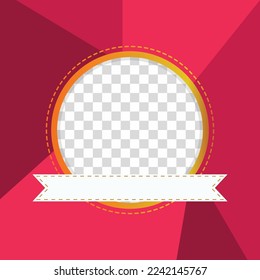 Modern twibbon is easy to use just add your photo and apply it on all social media post