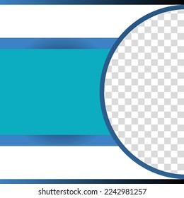 Modern twibbon is easy to use just add your photo and apply it on all social media post