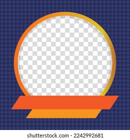 Modern twibbon is easy to use just add your photo and apply it on all social media post
