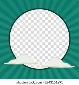 Modern twibbon is easy to use just add your photo and apply it on all social media post