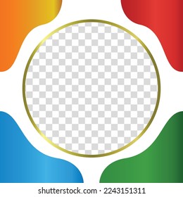 Modern twibbon is easy to use just add your photo and apply it on all social media post