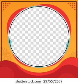 Modern twibbon is easy to use just add your photo and apply it on all social media post