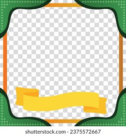 Modern twibbon is easy to use just add your photo and apply it on all social media post