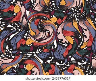 Modern Twist Colourful Buttefly wings Seamless pattern vector Illustration ,Design for fashion , fabric, textile, wallpaper , wrapping and all prints 