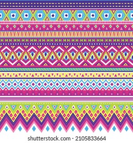 A modern twist on a traditional tribal pattern. Seamless vector patterns are great for backgrounds, wallpaper, and surface designs.