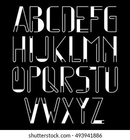 Modern Typeset :  Vector Illustration