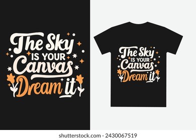 Modern typography design. Vector t-shirt design.
