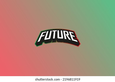 Diseño de tipografía moderna para papel pintado.