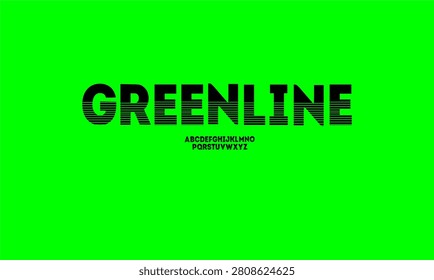 Modern typography featuring the word 