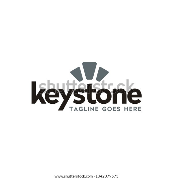 modern typography keystone lettering word mark\
logo design