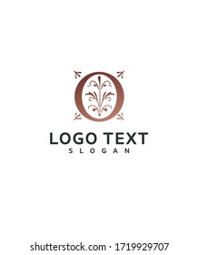 Modern typography letter initial O monogram logo template, vector logo for business and company identity 
