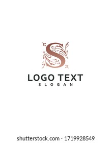 Modernes Schriftstück mit Anfangsbuchstaben des S-Monogram-Logos, Vektorsymbol für Unternehmen und Firmenidentität 