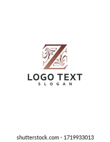 Modern typography letter initial Z monogram logo template, vector logo for business and company identity 
