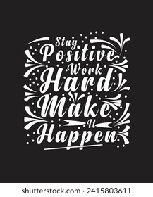 Modern typography Motivational T-shirt Design