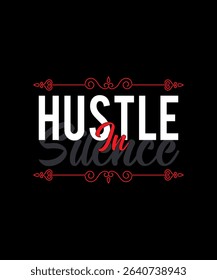 modern typography quote black t shirt design