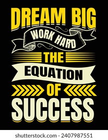 Modern and typography t shirt design