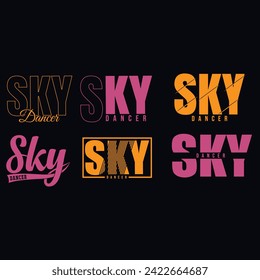 modern typography t shirt design