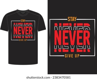 Diseño de camisetas basado en texto de tipografía moderna