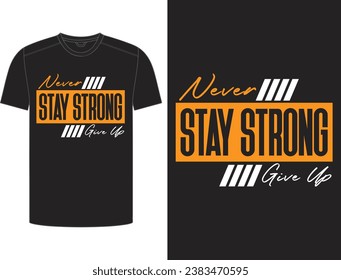Modern typography text based t-shirt design