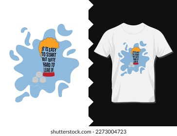 Diseño moderno de camisetas de tipografía para imprimir a petición, ropa, afiche, tee de moda. Diseño de ilustraciones vectoriales para impresión y otros fines comerciales.
