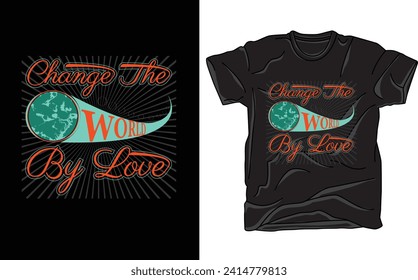 Modern Typography T-shirt Design Template 