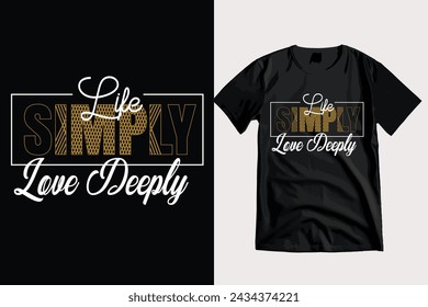 Modern Typography T-shirt Design and Vector.