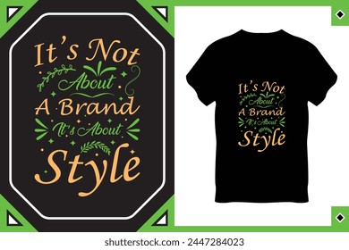 Modern Typography T-Shirt Design Vector